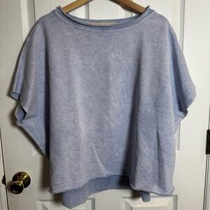 Frank & Eileen Light Blue Boxy Sweatshirt